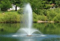 Fountain to aerate & circulate water in small systems